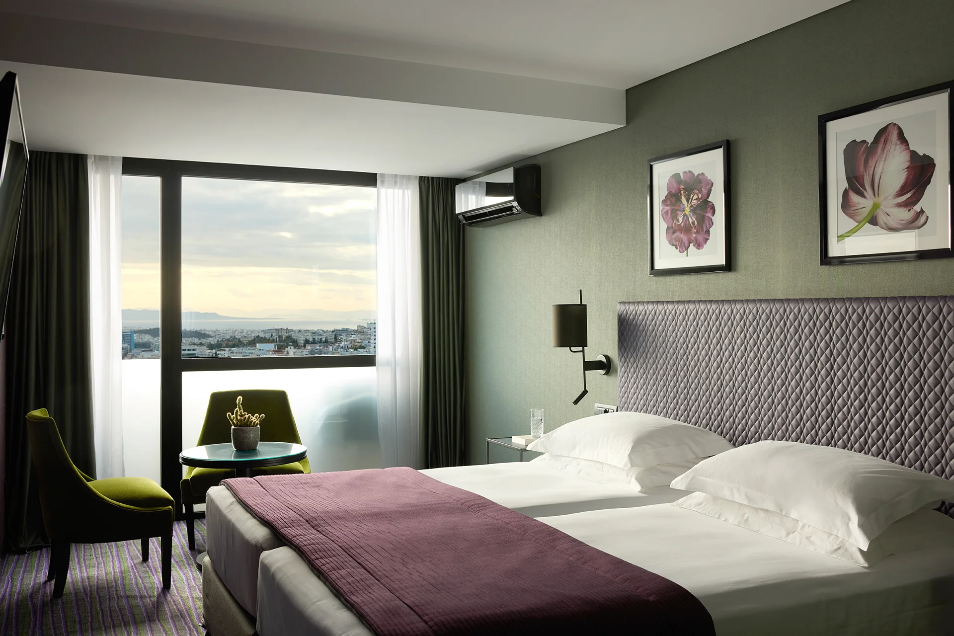 President_Hotel_Athens_Classic_Twin_Double_Purple_view